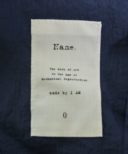 Name.（ネーム）トレンチコート 紺 サイズ:0(XS位) メンズ/2200647996089