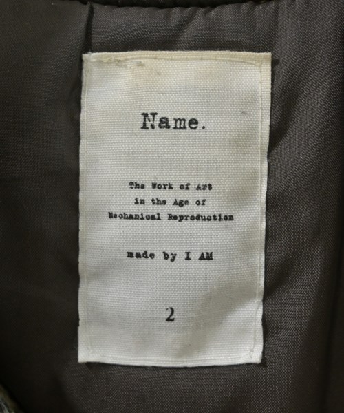 Name.（ネーム）ブルゾン ベージュ サイズ:2(M位) メンズ/2200657821036