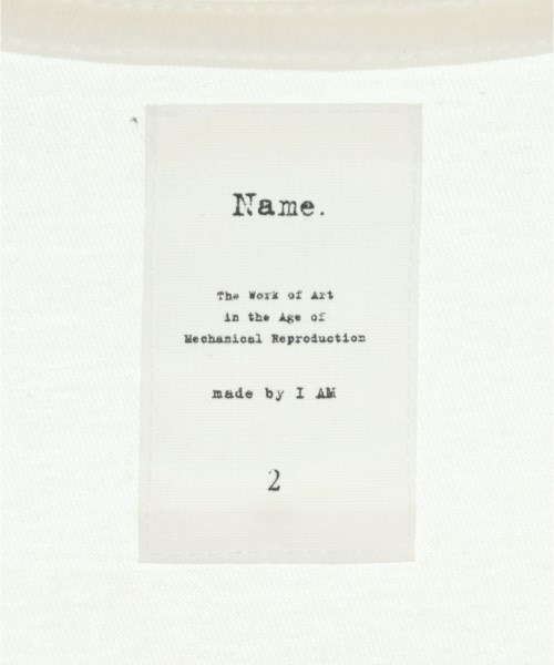 Name.（ネーム）Tシャツ・カットソー 白 サイズ:2(M位) レディース/2200713738216