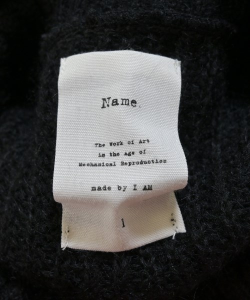 Name.（ネーム）ニット・セーター 黒 サイズ:1(S位) メンズ/2200637858137