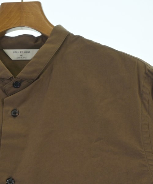 STILL BY HAND（スティルバイハンド）カジュアルシャツ 茶 サイズ:46(M位) メンズ/2200629407138