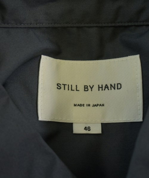 STILL BY HAND（スティルバイハンド）カジュアルシャツ グレー サイズ:46(M位) メンズ/2200629407169