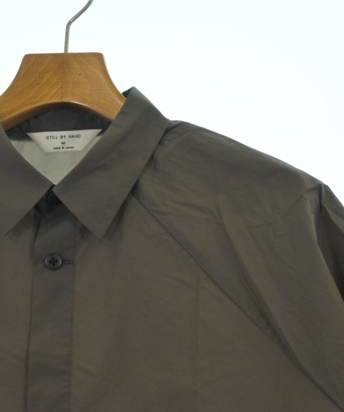 STILL BY HAND（スティルバイハンド）カジュアルシャツ グレー サイズ:46(M位) メンズ/2200629407183