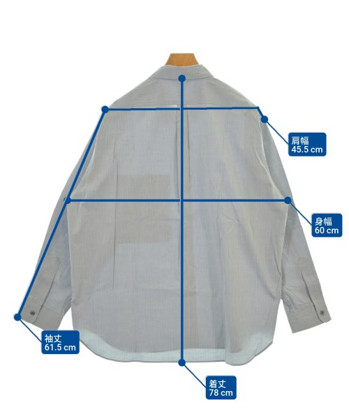 STILL BY HAND（スティルバイハンド）カジュアルシャツ 青 サイズ:46(M位) メンズ/2200629407190