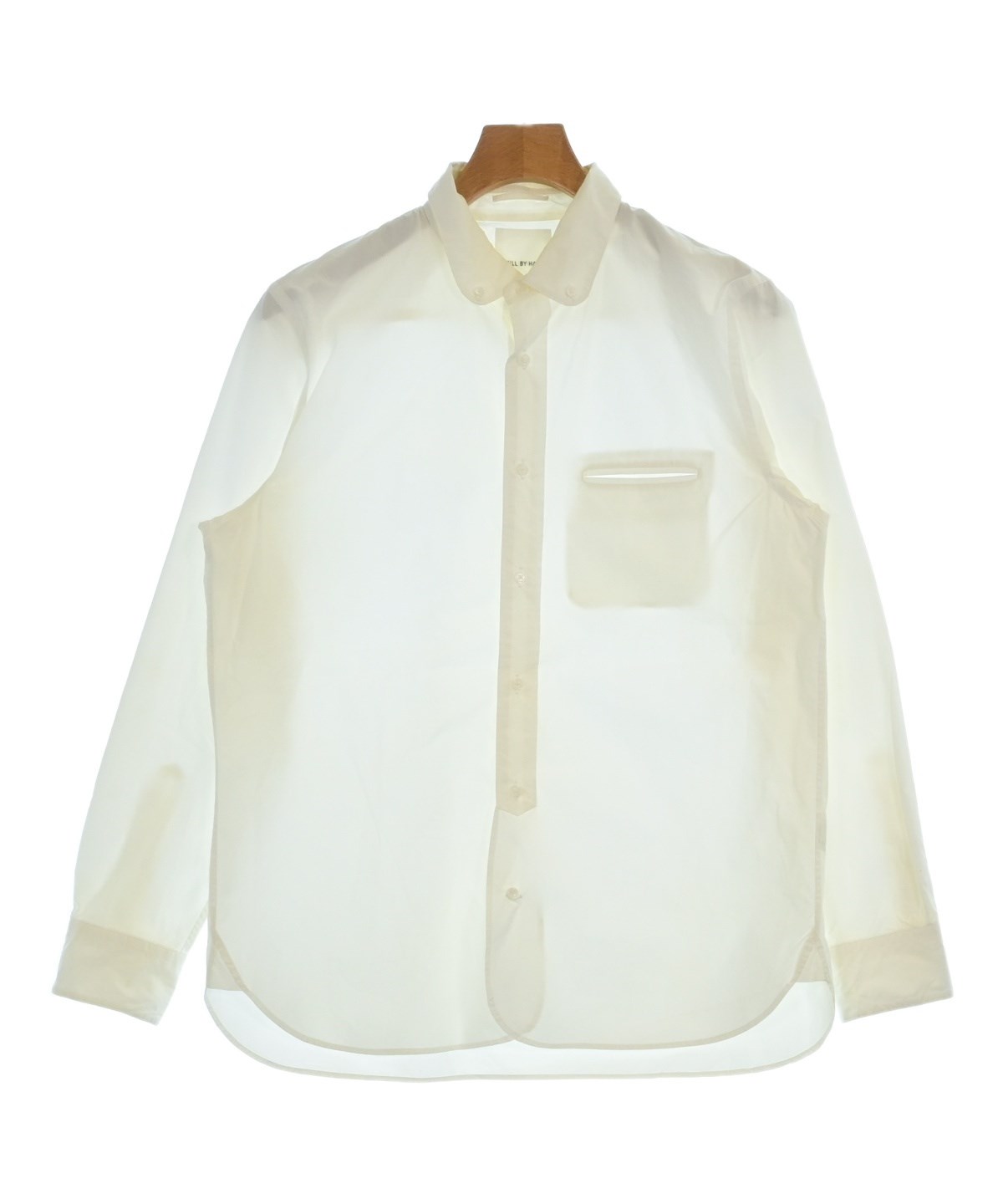 STILL BY HAND（スティルバイハンド）カジュアルシャツ 白 サイズ:48(L