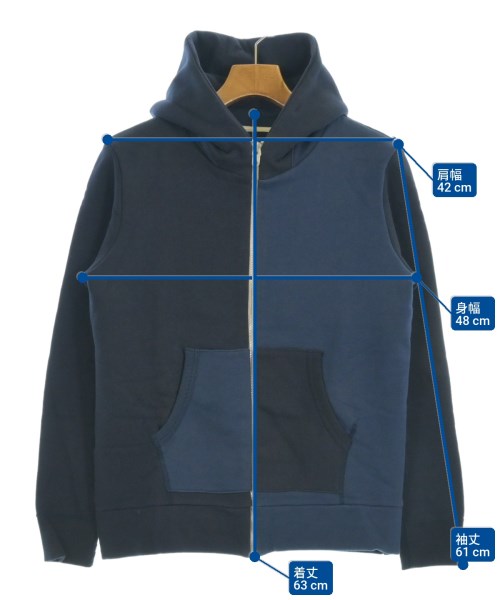 STILL BY HAND（スティルバイハンド）パーカー 紺 サイズ:46(M位) メンズ/2200642620286
