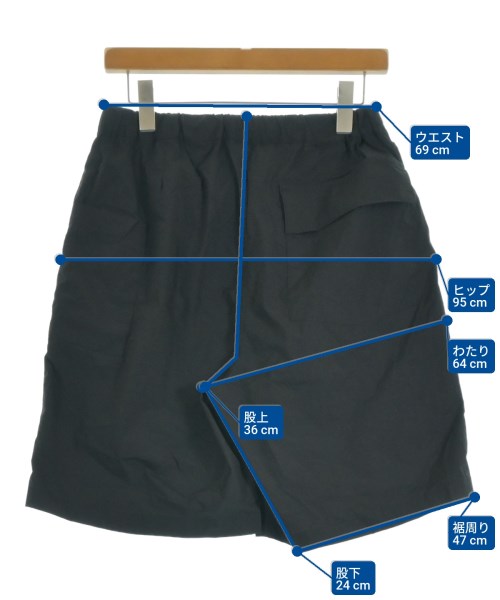 STILL BY HAND（スティルバイハンド）ショートパンツ 黒 サイズ:46(M位) メンズ/2200629593152