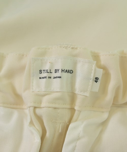 STILL BY HAND（スティルバイハンド）チノパン 白 サイズ:48(L位) メンズ/2200668642026