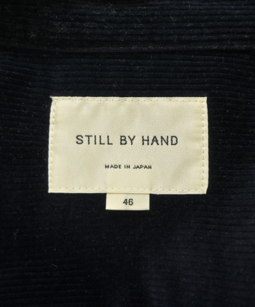STILL BY HAND（スティルバイハンド）カジュアルシャツ 紺 サイズ:46(XL位) メンズ/2200675767033