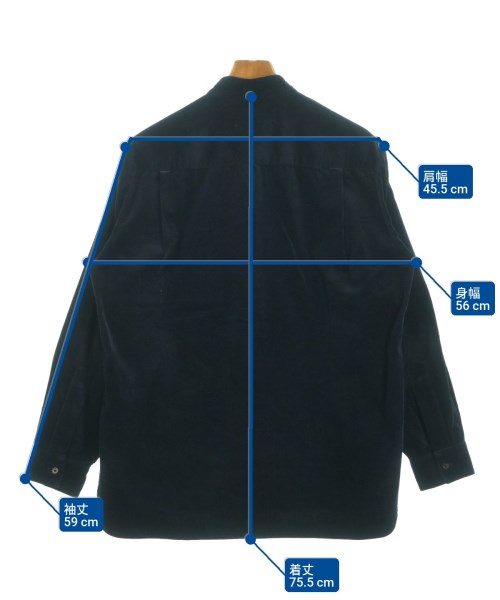 STILL BY HAND（スティルバイハンド）カジュアルシャツ 紺 サイズ:46(XL位) メンズ/2200675767033