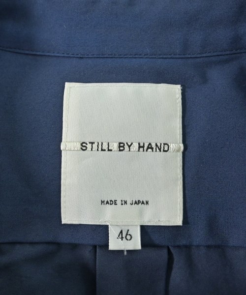 STILL BY HAND（スティルバイハンド）ステンカラーコート 青 サイズ:46(M位) メンズ/2200655229018