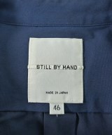STILL BY HAND（スティルバイハンド）ステンカラーコート 青 サイズ:46(M位) メンズ/2200655229018
