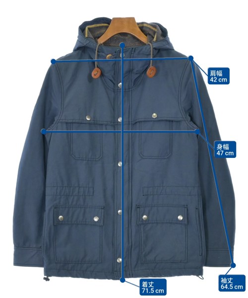STILL BY HAND（スティルバイハンド）マウンテンパーカー 紺 サイズ:46(M位) メンズ/2200645574029