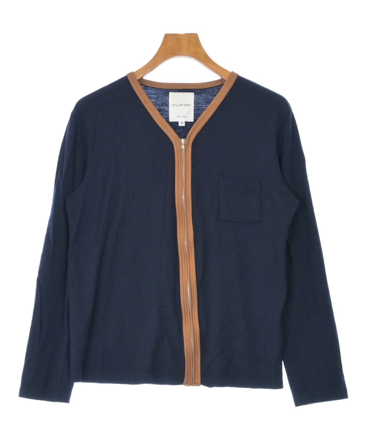 STILL BY HAND（スティルバイハンド）カーディガン 紺 サイズ:48(L位