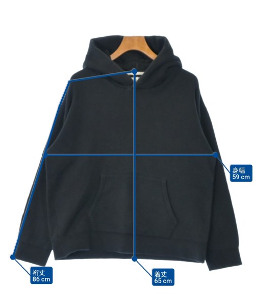 STILL BY HAND（スティルバイハンド）パーカー 黒 サイズ:48(L位) メンズ/2200650296053