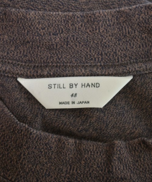 STILL BY HAND（スティルバイハンド）Tシャツ・カットソー 茶 サイズ:48(L位) メンズ/2200641617126