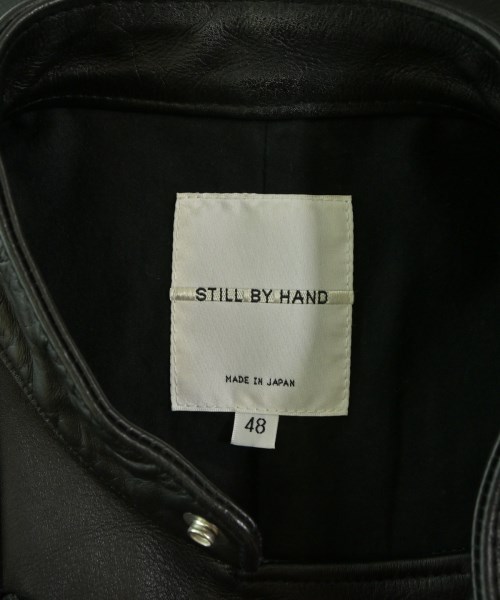 STILL BY HAND（スティルバイハンド）ライダース 黒 サイズ:48(L位) メンズ/2200652543056