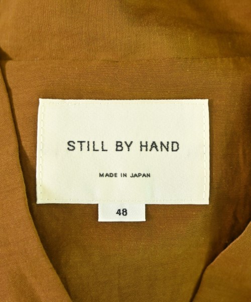 STILL BY HAND（スティルバイハンド）カジュアルシャツ 茶 サイズ:48(L位) メンズ/2200700221158