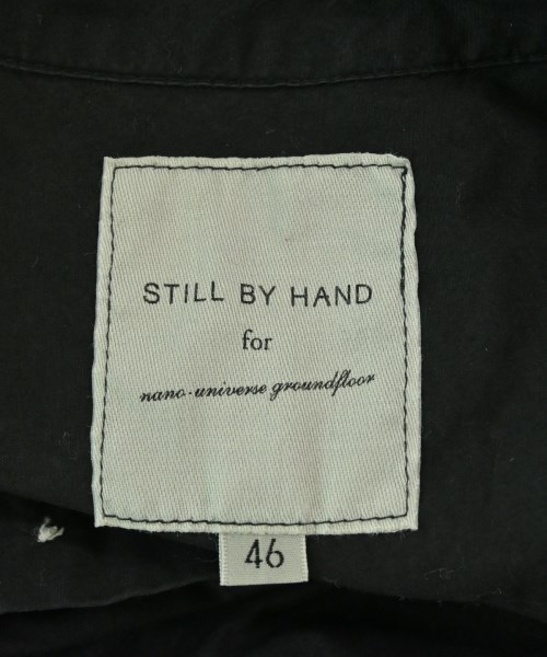 STILL BY HAND（スティルバイハンド）カジュアルシャツ 黒 サイズ:46(M位) メンズ/2200705559089