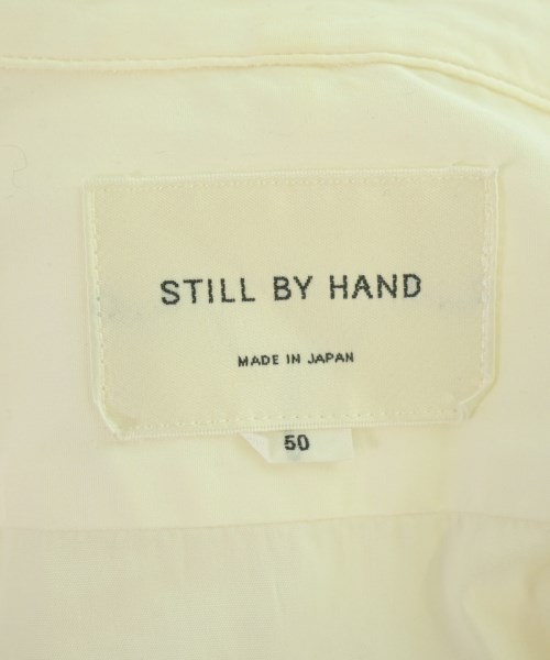 STILL BY HAND（スティルバイハンド）カジュアルシャツ 白 サイズ:50(XL位) メンズ/2200706592023