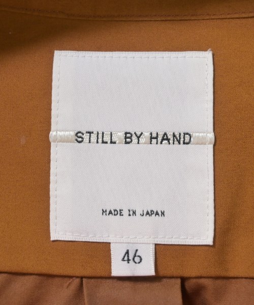 STILL BY HAND（スティルバイハンド）ステンカラーコート 茶 サイズ:46(M位) メンズ/2200707757056