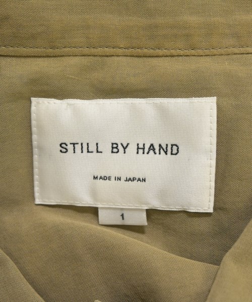 STILL BY HAND（スティルバイハンド）カジュアルシャツ カーキ サイズ:1(S位) メンズ/2200664171063