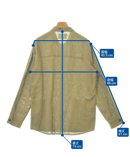 STILL BY HAND（スティルバイハンド）カジュアルシャツ カーキ サイズ:1(S位) メンズ/2200664171063