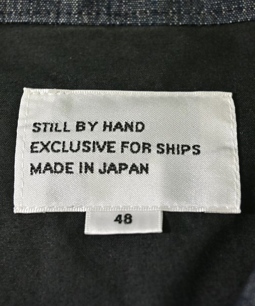 STILL BY HAND（スティルバイハンド）カジュアルシャツ 紺 サイズ:48(L位) メンズ/2200668257022