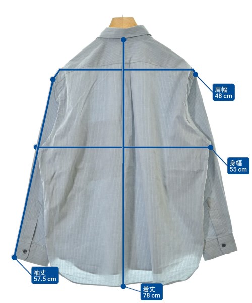 STILL BY HAND（スティルバイハンド）カジュアルシャツ 青 サイズ:46(M位) メンズ/2200672054051