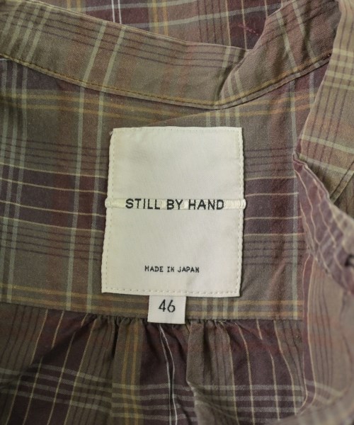 STILL BY HAND（スティルバイハンド）カジュアルシャツ カーキ サイズ:46(M位) メンズ/2200726623035