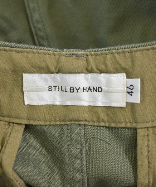 STILL BY HAND（スティルバイハンド）カーゴパンツ カーキ サイズ:46(M位) メンズ/2200721974613