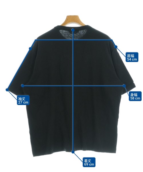 STILL BY HAND（スティルバイハンド）Tシャツ・カットソー 黒 サイズ:50(XL位) メンズ/2200721709062