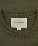 STILL BY HAND（スティルバイハンド）ニット・セーター カーキ サイズ:48(L位) メンズ/2200682276078