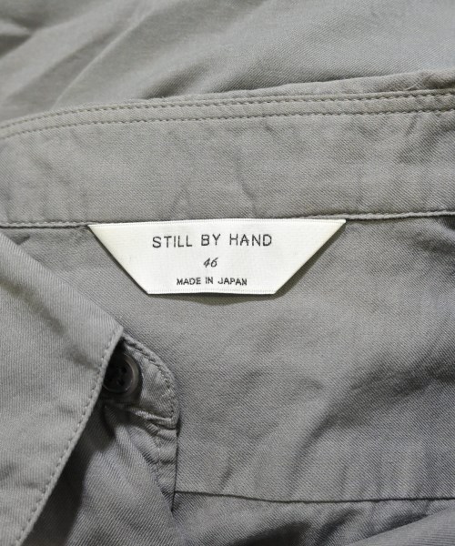 STILL BY HAND（スティルバイハンド）カジュアルシャツ グレー サイズ:46(M位) メンズ/2200682276405