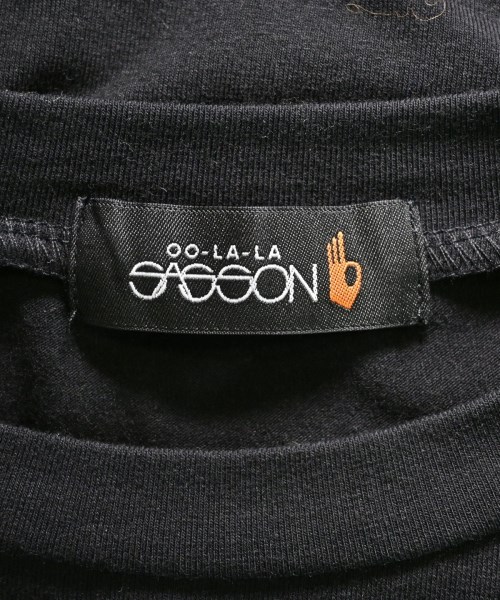 SASSON（サッソン）Tシャツ・カットソー 黒 サイズ:L レディース/2200625163465
