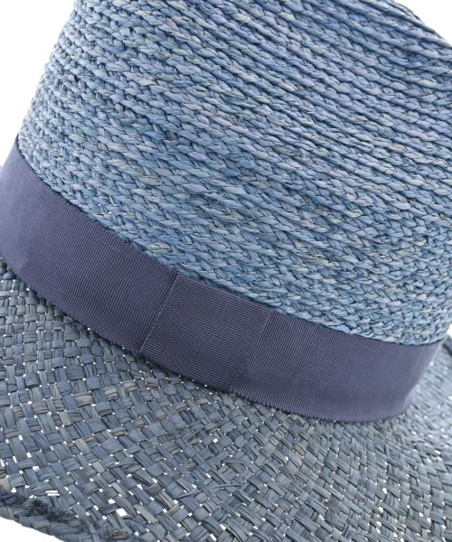 KIJIMA TAKAYUKI（キジマタカユキ）ストローハット 青 サイズ:3(L位) メンズ/2200639158341