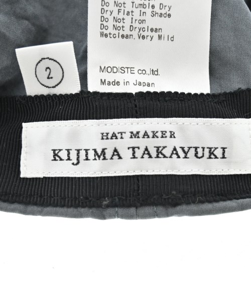 KIJIMA TAKAYUKI（キジマタカユキ）キャップ グレー サイズ:2(M位) メンズ/2200640073749