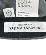 KIJIMA TAKAYUKI（キジマタカユキ）キャップ グレー サイズ:2(M位) メンズ/2200640073749