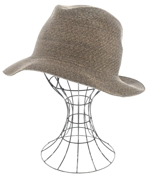 KIJIMA TAKAYUKI(キジマタカユキ)ストローハット 茶 サイズ:3/2200664426040