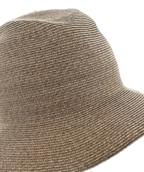 KIJIMA TAKAYUKI（キジマタカユキ）ストローハット 茶 サイズ:3 メンズ/2200664426040