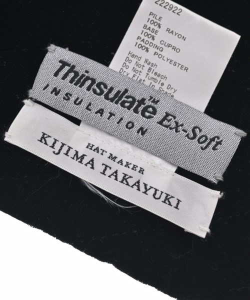 KIJIMA TAKAYUKI（キジマタカユキ）マフラー 黒 サイズ:- メンズ/2200654331095