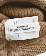 KIJIMA TAKAYUKI（キジマタカユキ）ニットキャップ・ビーニー ベージュ サイズ:- メンズ/2200637905060