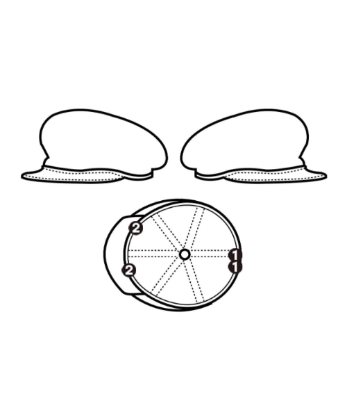 KIJIMA TAKAYUKI（キジマタカユキ）ハンチング・ベレー帽 茶 サイズ:3 メンズ/2200658826061