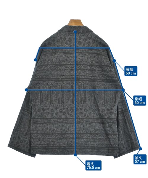 INHERIT（インヘリット）テーラードジャケット グレー サイズ:L メンズ/2200637348119