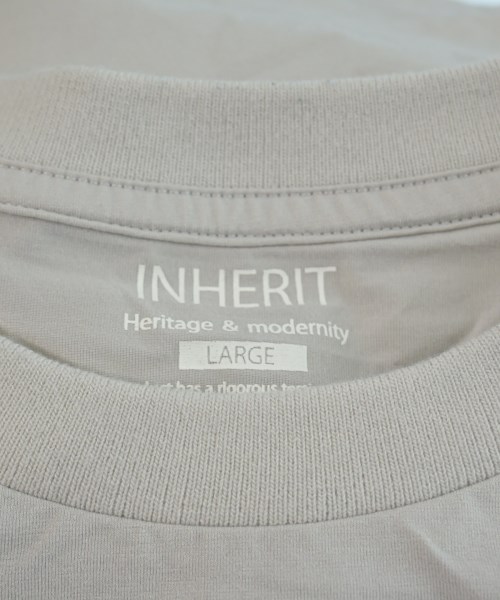 INHERIT（インヘリット）Tシャツ・カットソー ベージュ サイズ:L メンズ/2200643043121