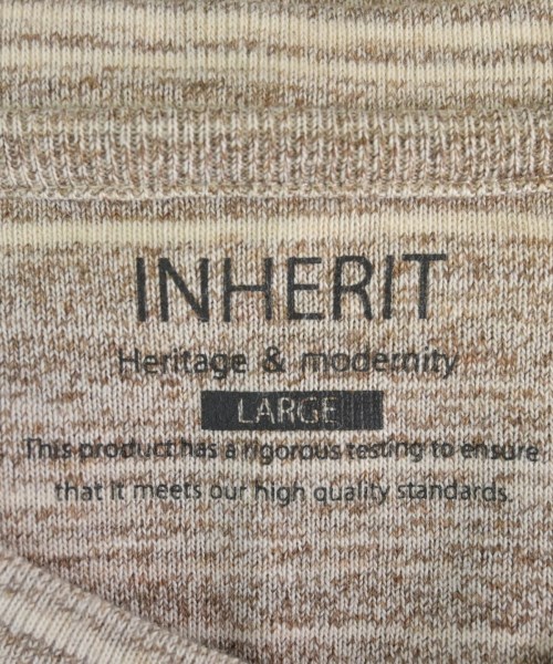 INHERIT（インヘリット）Tシャツ・カットソー ベージュ サイズ:L メンズ/2200614802207