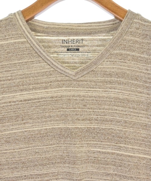 INHERIT（インヘリット）Tシャツ・カットソー ベージュ サイズ:L メンズ/2200614802207