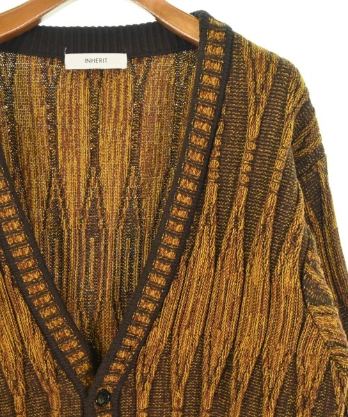 INHERIT（インヘリット）カーディガン 茶 サイズ:L メンズ/2200673843128