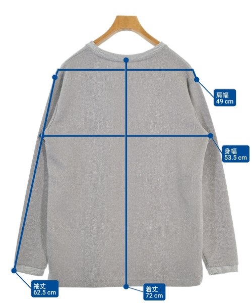 INHERIT（インヘリット）Tシャツ・カットソー グレー サイズ:M メンズ/2200650047044