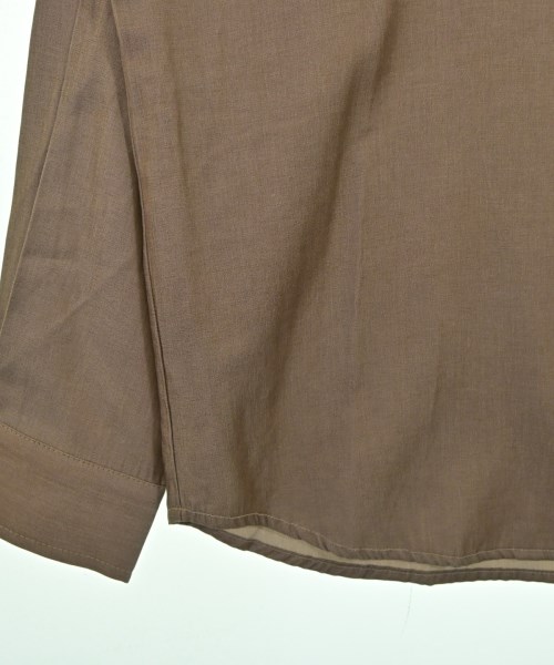 INHERIT（インヘリット）カジュアルシャツ 茶 サイズ:L メンズ/2200648194064